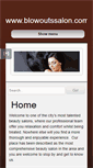 Mobile Screenshot of blowoutssalon.com